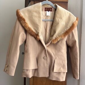 Renato Nucci Wool and Cashmere Fur Blazer / Jacket